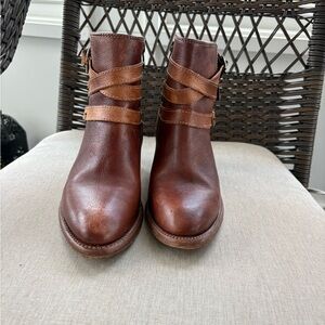 Bed Stu The Cobbler - Brown Leather Ankle Boots